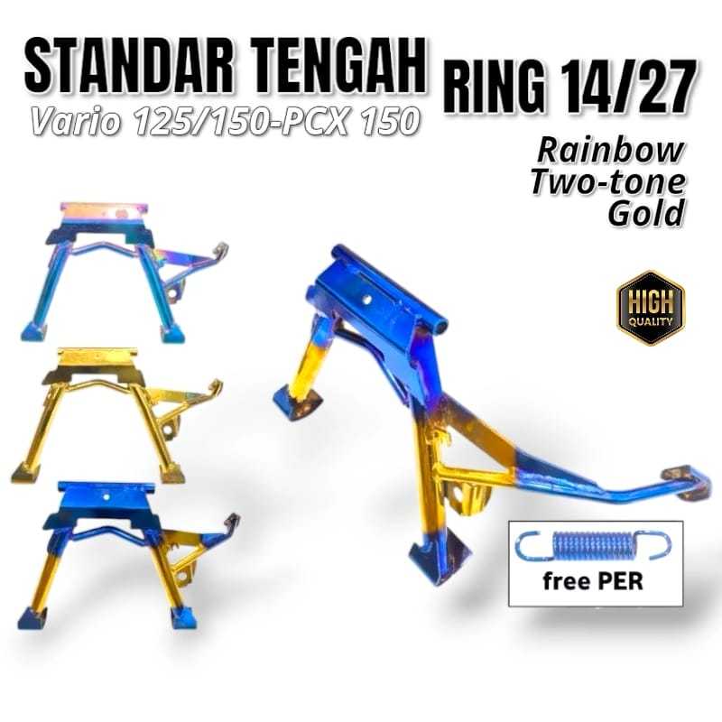 STANDAR 2 STANDAR TENGAH RING 17 TWOTONE RAINBOW GOLD VARIO125 VARIO150 PCX150 PCX CBU