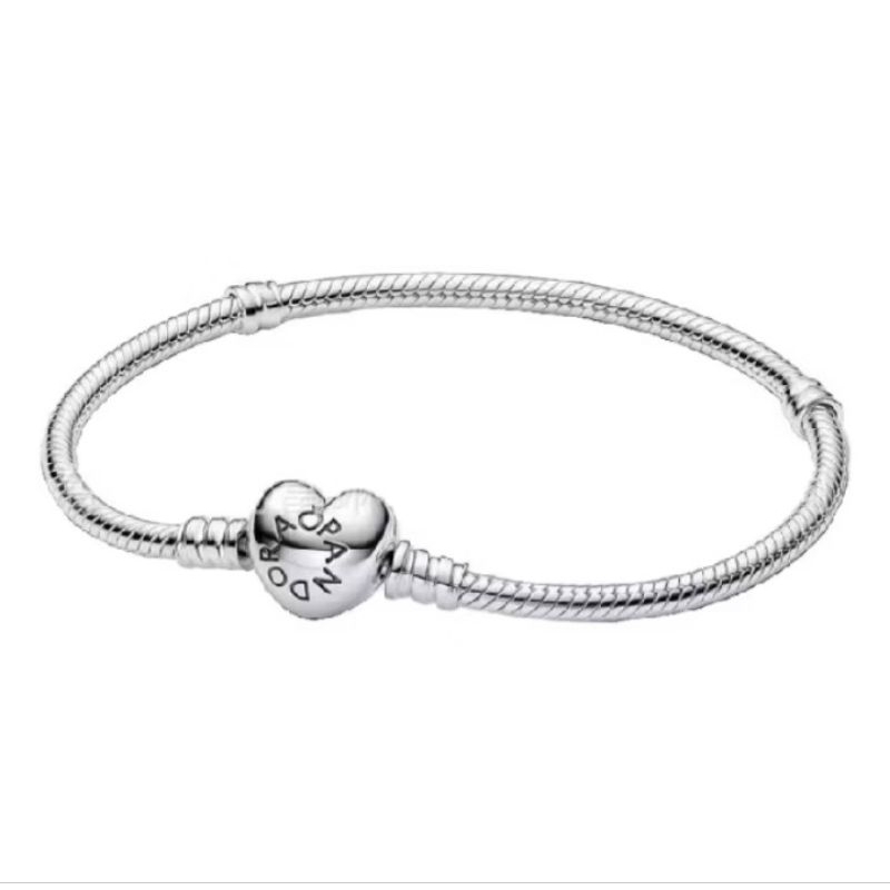 Gelang pandora polos Titanium