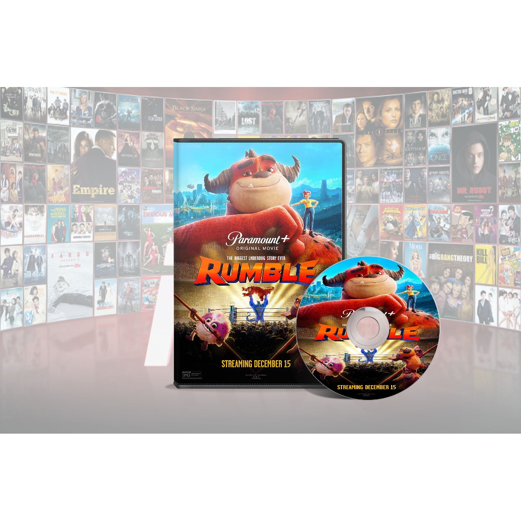 DVD Film Animasi Rumble (2021)