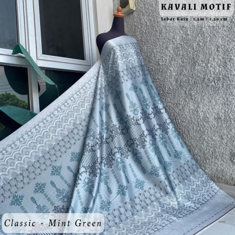 Gamis Motif Mewah Elegant Dior silk