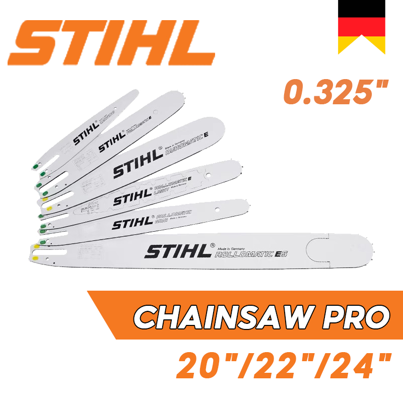 Guide Bar Chainsaw 20/22/24 inch Laser Untuk Mesin Gergaji Kayu