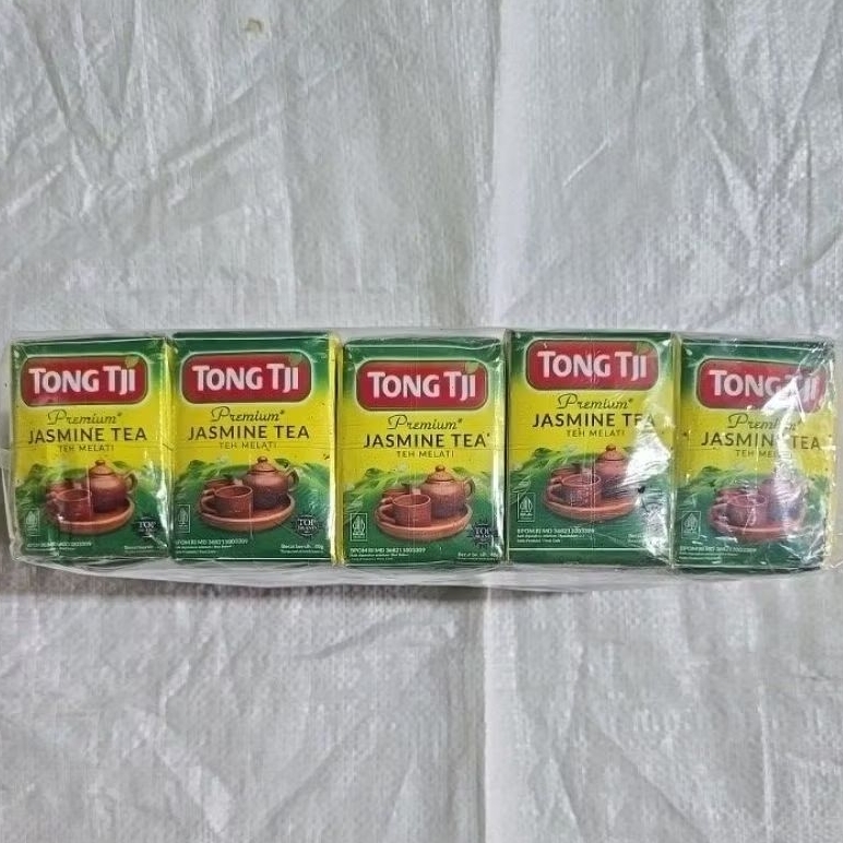 

Teh tong tji premium jasmine tea tongji Hijau 1 slop isi 10 x 40g ( SLOP )