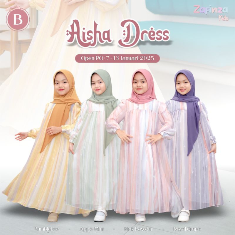 AISHA DRESS BY ZAFINZA KIDS