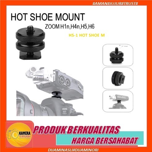 Zoom HS-1 Hot Shoe Mount Adapter For Zoom H1 H1N H6 H4 H5
