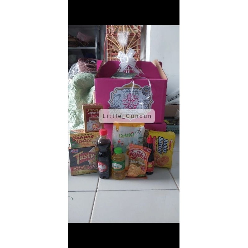 

(Khusus INSTAN) Hampers snack box besar
