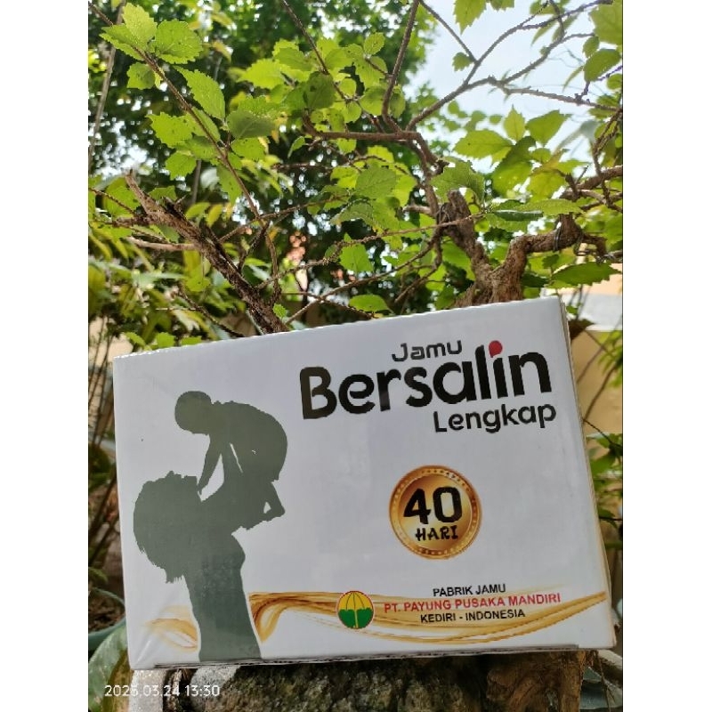 

jamu bersalin lengkap serbuk 40 hari cap payung pusaka exp Maret 2027