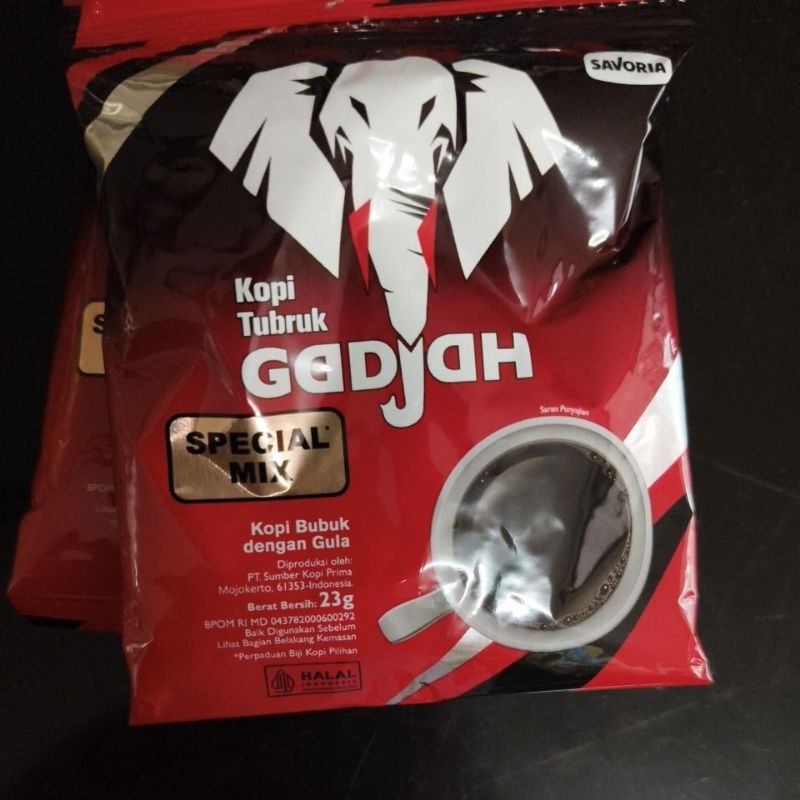 

kopi hitam gajah mix, 5pcs