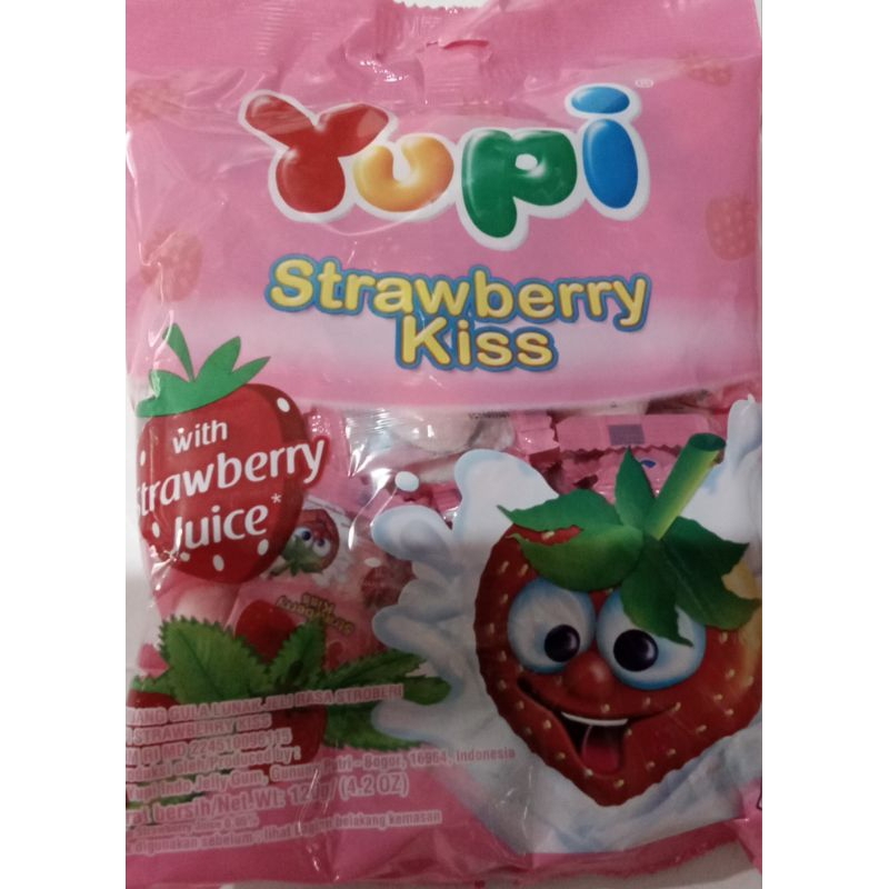 

permen yupi strawberry 1 pack (120 gr)