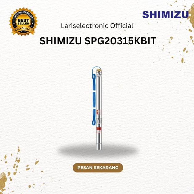 Submersible Shimizu Pompa Air SPG20315KBIT (0.5 HP)/ SPG-20315KBIT/SPG 20315KBIT/Pompa Air Submersib
