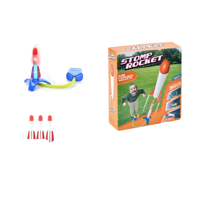 Yofi Toys Stomp Rocket / Air Powered Rocket / Mainan Rocket Anak