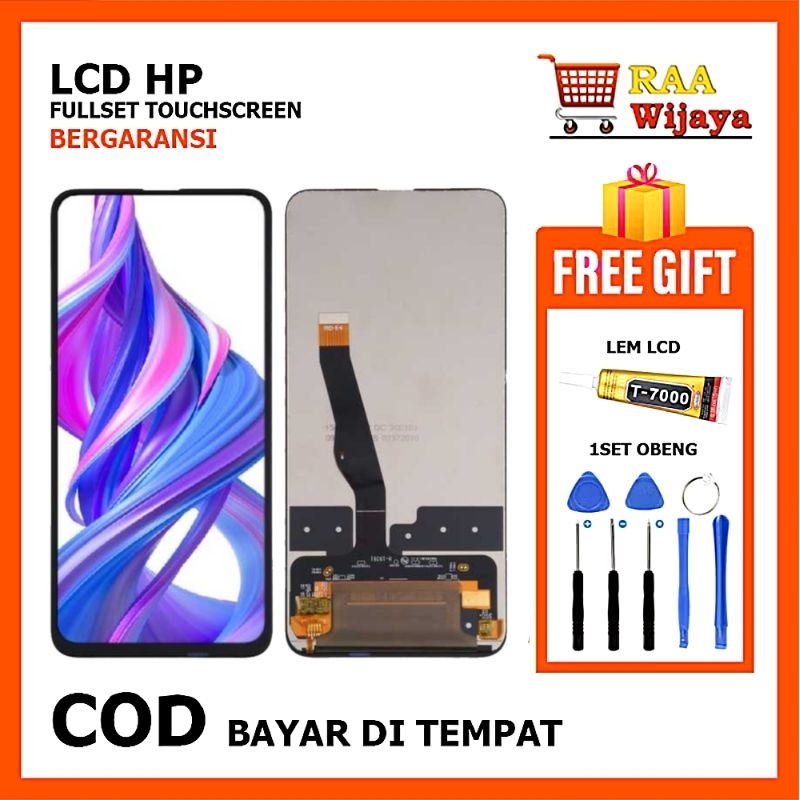 [ORIGINAL] LCD HUAWEI HONOR 9X / HONOR Y9 PRIME 2019 / 9X PRO / Y9S FULLSET TOUCHSCREEN