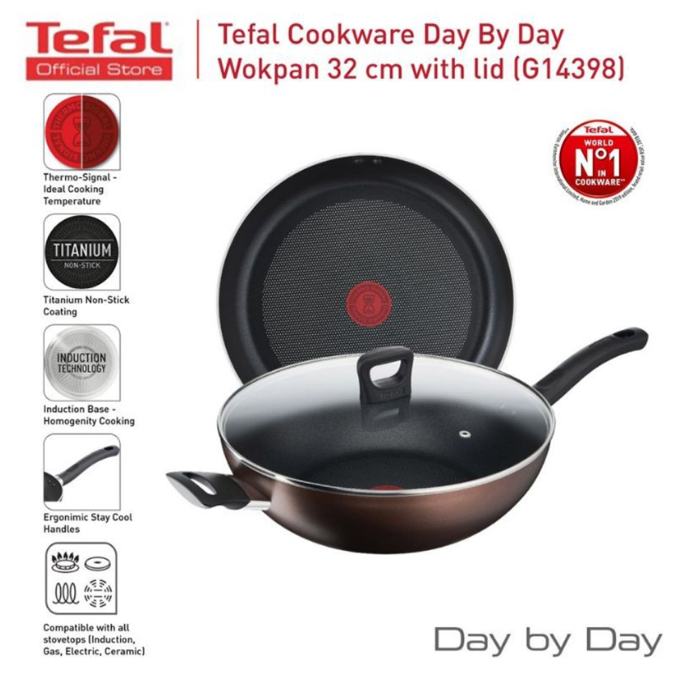 Tefal Day By Day Wokpan (Grade A)