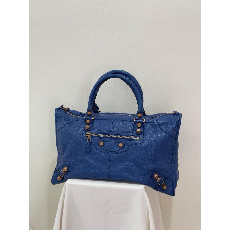 Vintage balenciaga city blue