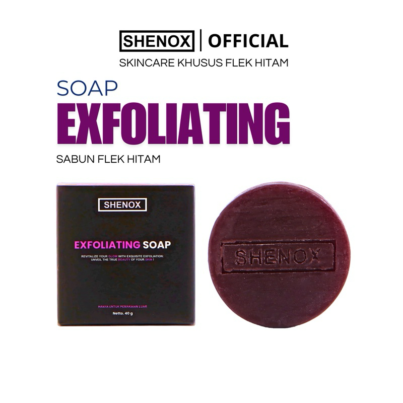 Exfoliating Soap Shenox Skincare Sabun Flek Hitam