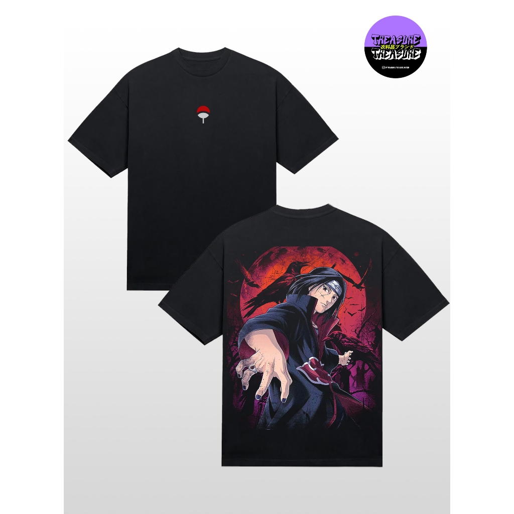UCHIHA ITACHI Kaos ANIME UCHIHA ITACHI Kaos OVERSIZE UCHIHA ITACHI NARUTO