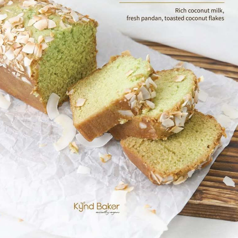 

Pandan Loaf Cake Plant Based Vegan Vegetarian dairy free
