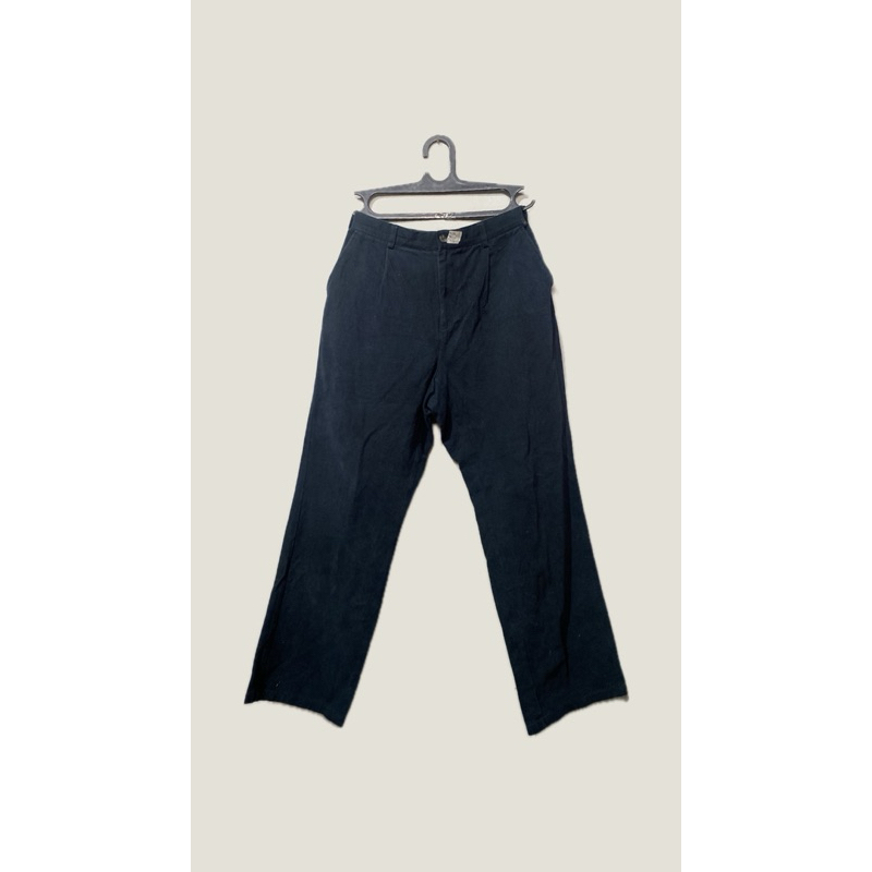 corduroy pants brand lyle scott vintage highwaist SIZE 34 // trousers pants // navy pants