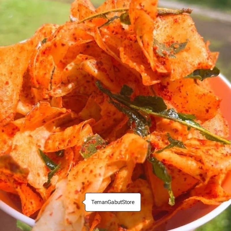 

kripik super pedas produk homemade