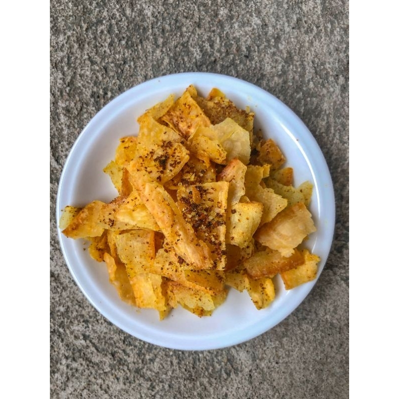 

Keripik Pinoh Kunyit Asin 500gr