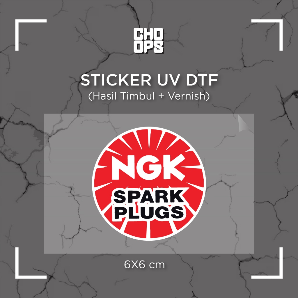 

NGK | SPARK PLUNGS | STICKER SATUAN | UV DTF | ANTI GORES | HELM BODY MOTOR TUMBLER LAPTOP KOPER