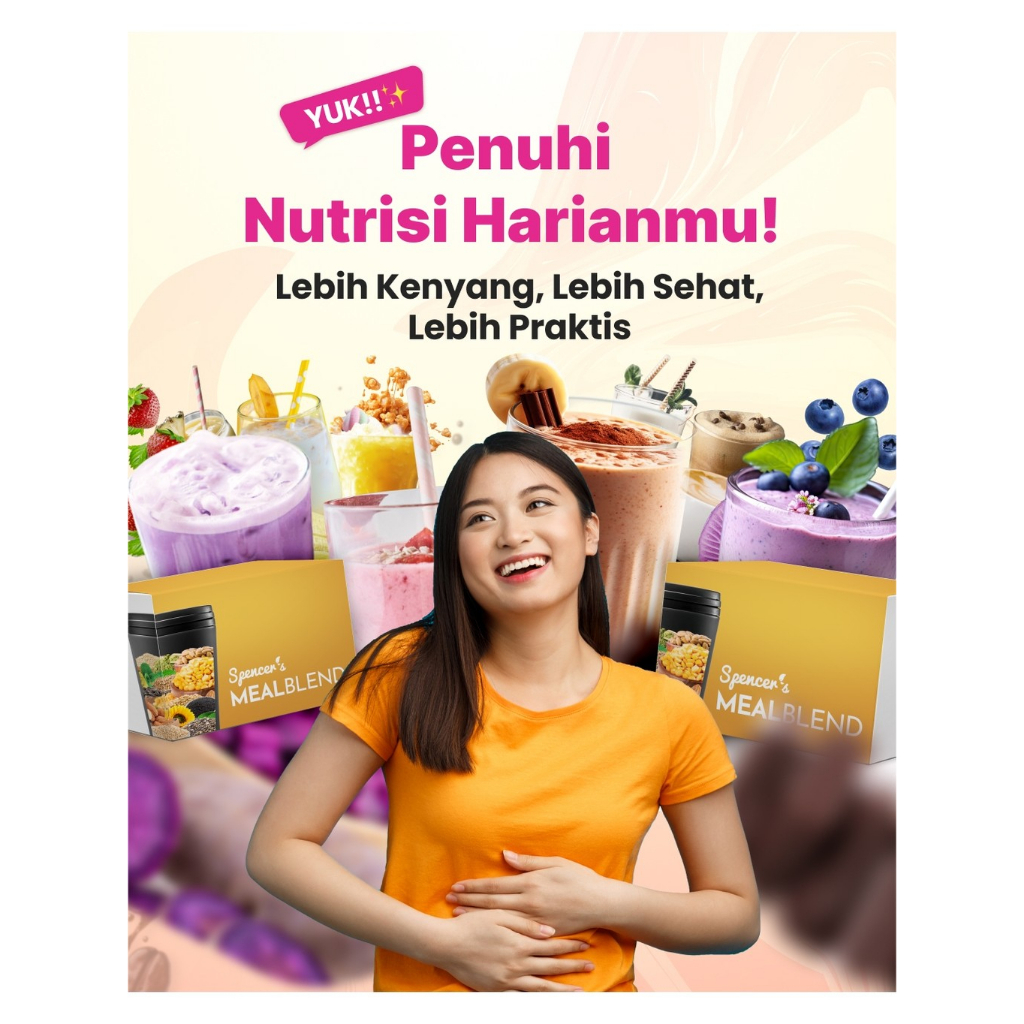 

Spencer's MEALBLEND Trial Sachet Kaya Nutrisi