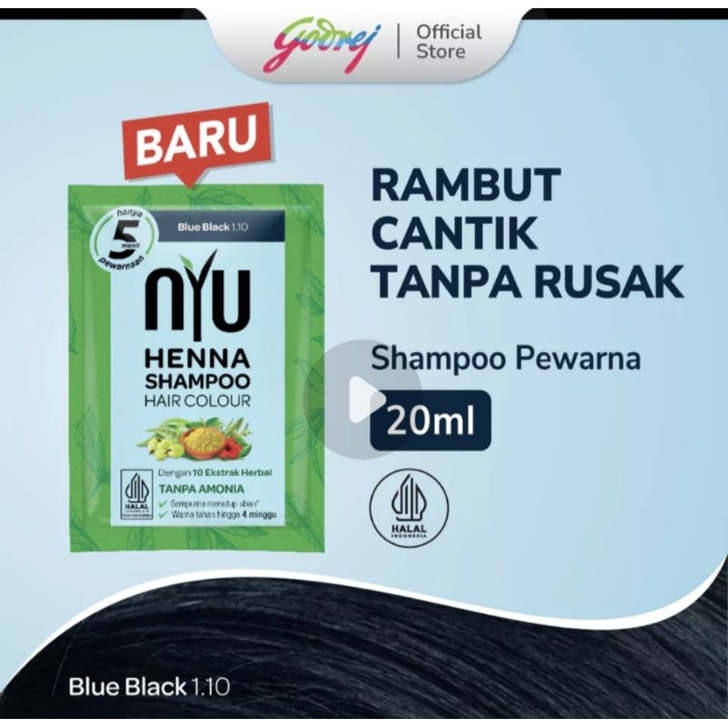 NYU HENNA HAIR COLOR SHAMPO