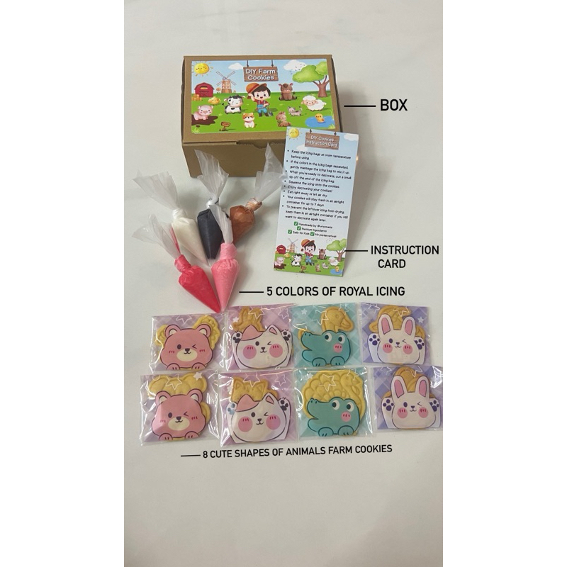 

DIY Decorating Cookies - Animal Farms | Activity for kids / aktivitas menghias kukis bentuk Hewan Ternak