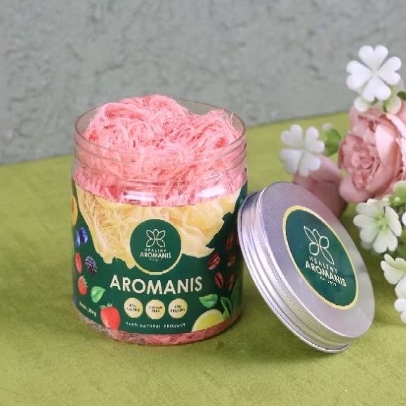 

ADR Toples Snack Cemilan Aromanis Rambut Nenek Sugar Free/Gulali/Cotton Candy/Hair Floss - 200gr