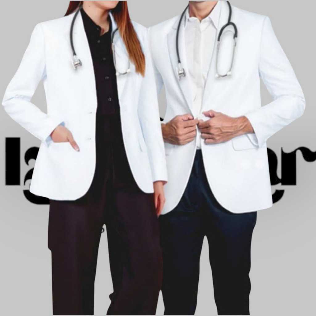 JAS DOKTERSNELIJAS KOAS PRIA & WANITA Lengan panjang