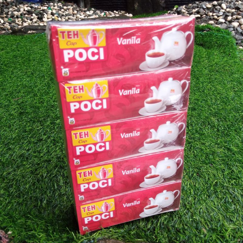 

Teh POCI Celup Aroma Vanila 1 Slop isi 5 pack @25 kantong