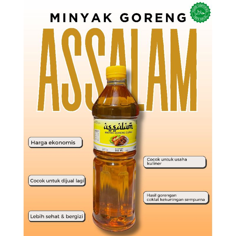 

Minyak Goreng Assalam 1 liter - HALLAL