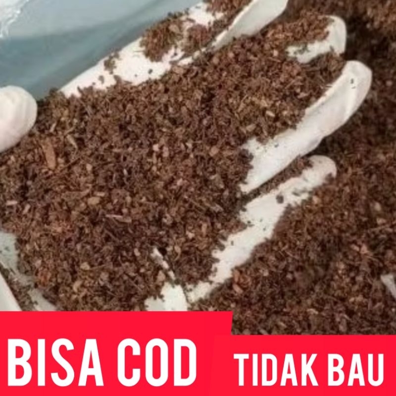 kompos daun trembesi dan daun bambu fermentasi 1 kg halus