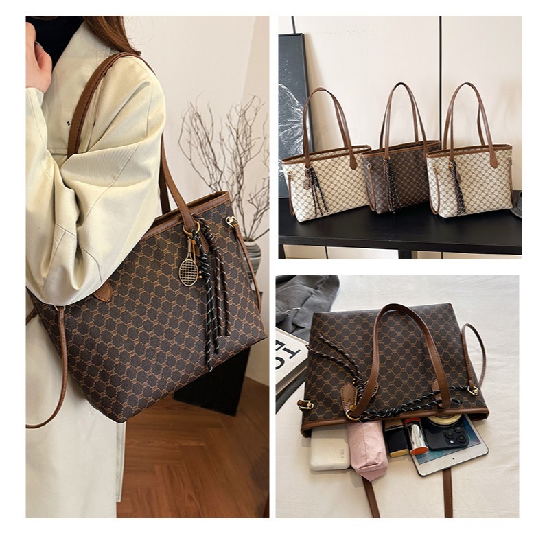 Tote Bag Wanita Import Tas kuliah Wanita Tas Guru Wanita Ukuran Besar Gaya kekinian HN 3120