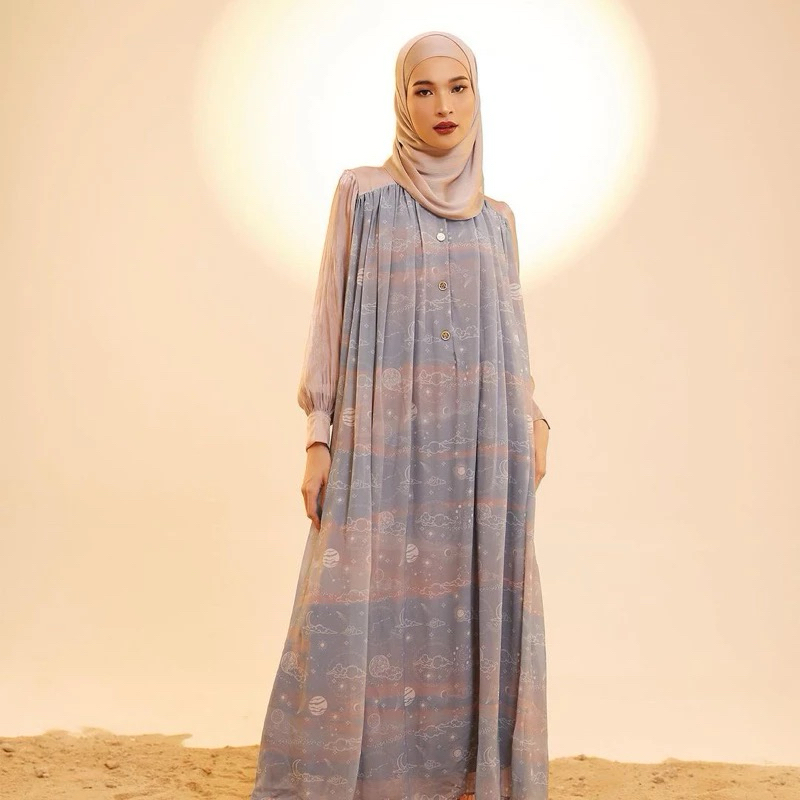 ZASKIA SUNGKAR EMPIRE LYRA DRESS