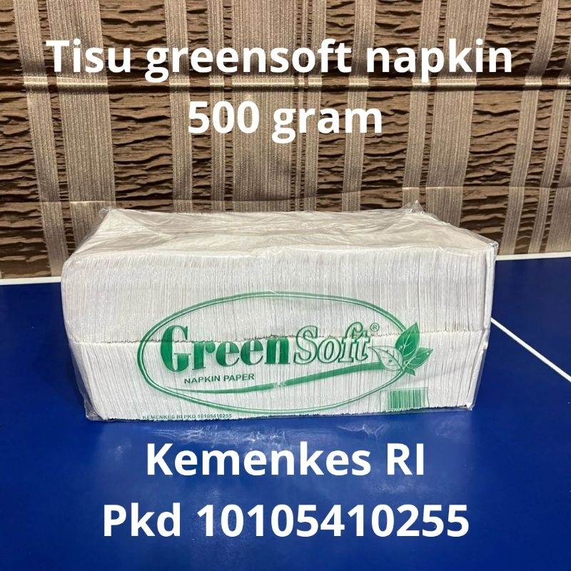 TISU NAPKIN MEREK GREENSOFT 500 GRAM | TISSUE GREENSOFT | TISU NAPKIN | TISU | TISU PESTA