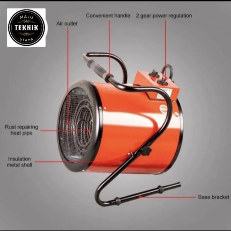 BLOWER pemanas kandang 15kw BLOWER HEATER pemanas ruangan 380v