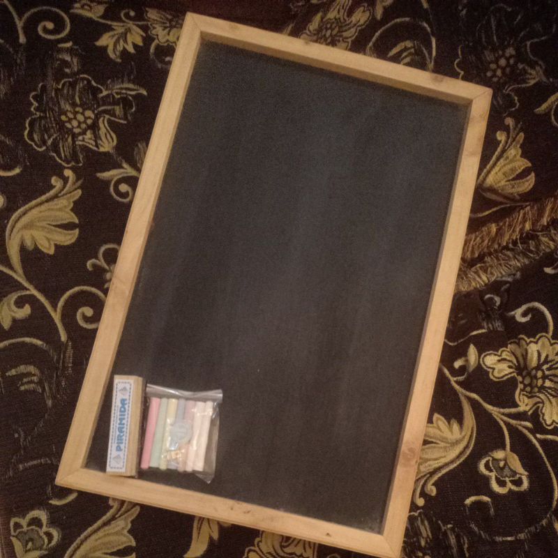 

Chalkboard / Blackboard / Papan tulis kapur 40x60cm