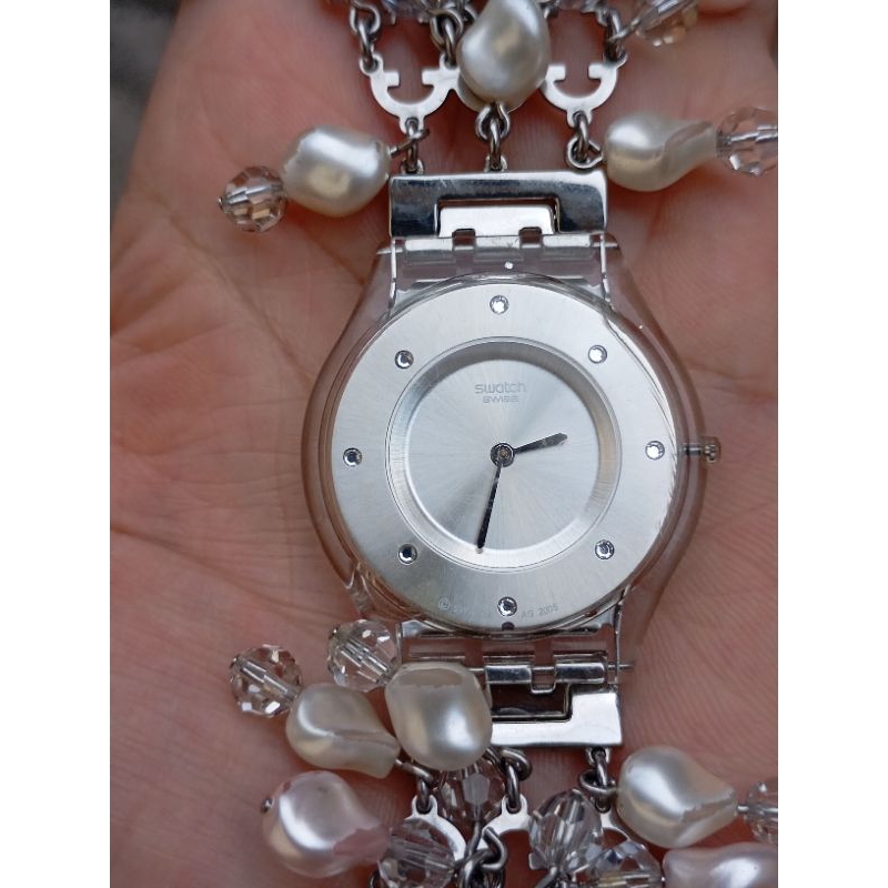 jam tangan Swatch cewek tipis cantik second bekas original