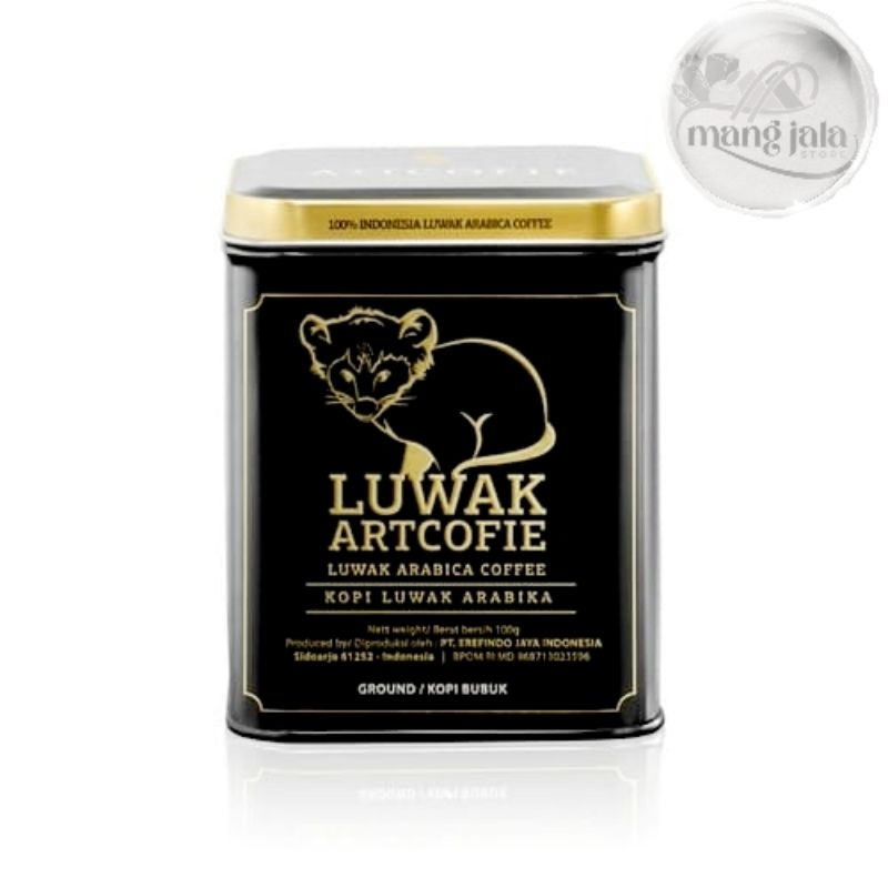 

Artcofie Kopi Luwak Arabica Tin Coffee 100gr