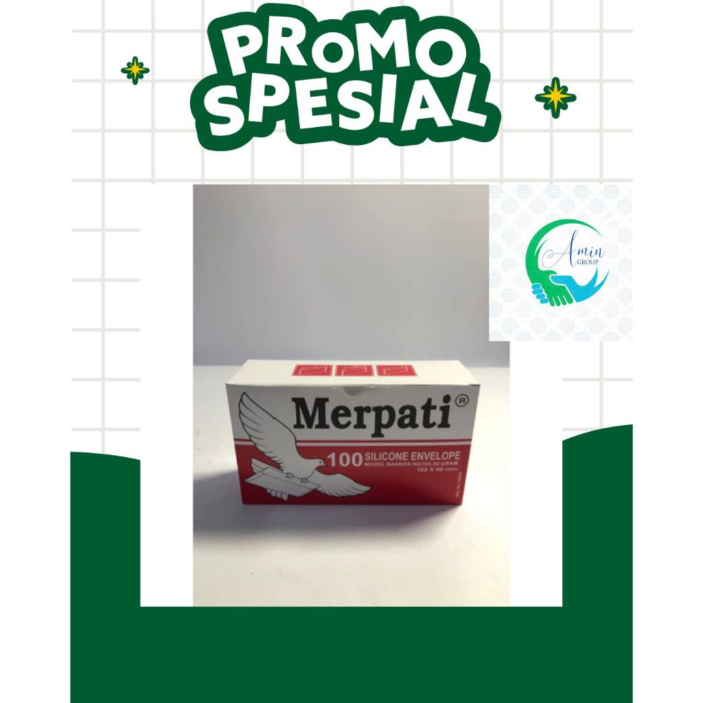

1 Dus Amplop Merpati Tanggung 152 x 90 mm 80 gram