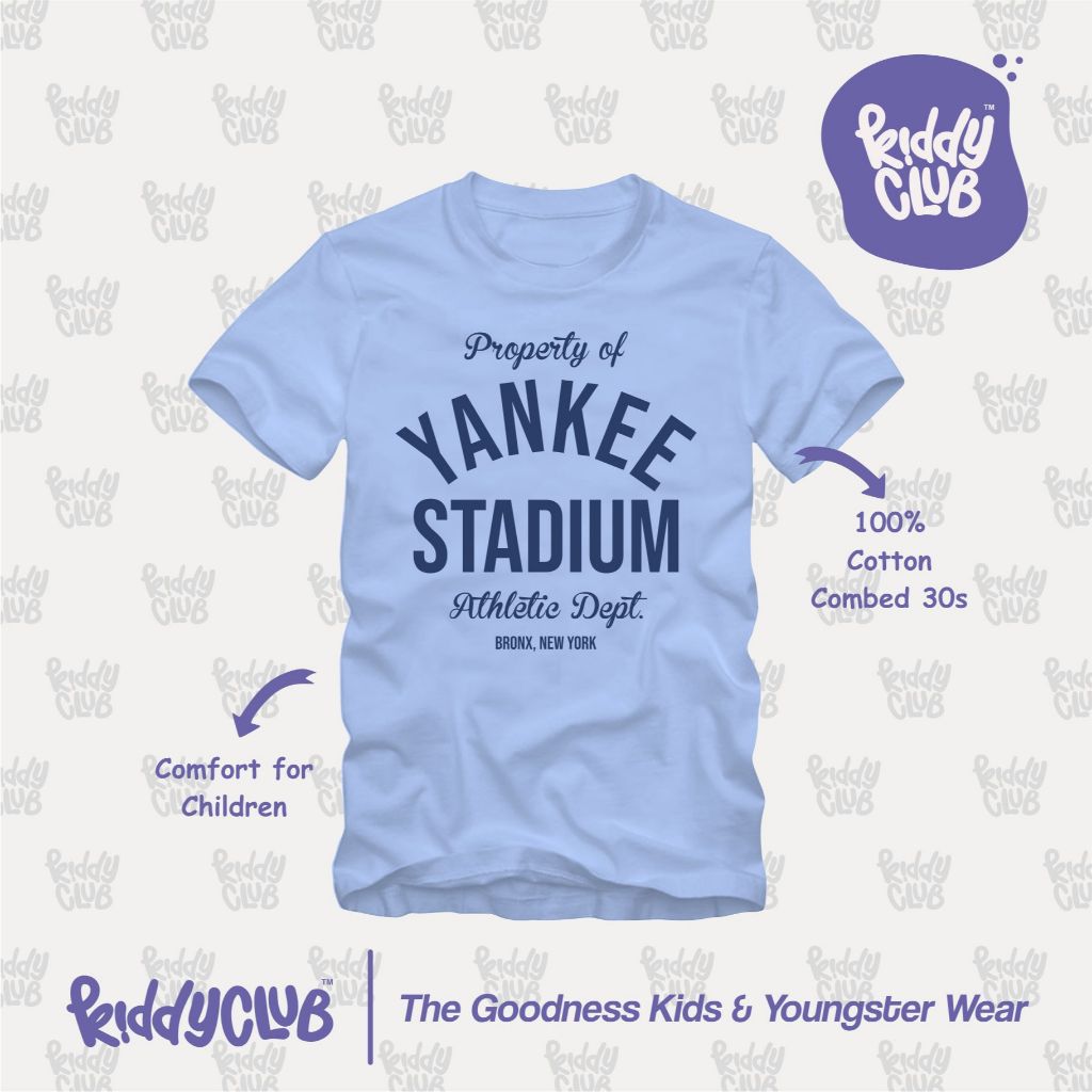 KAOS COTTON ANAK / YANKEES / MLB / BASEBALL / KAOS DISTRO / TSHIRT / KAOS BRANDED/ YANKEES 7