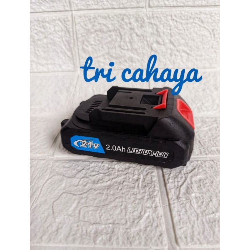 PROMO 21V BATERAI BOR CORDLESS BOR IMPACT WRENCH MESIN POTONG RUMPUT JET CLEANER DAGMARA JLD MAKITA