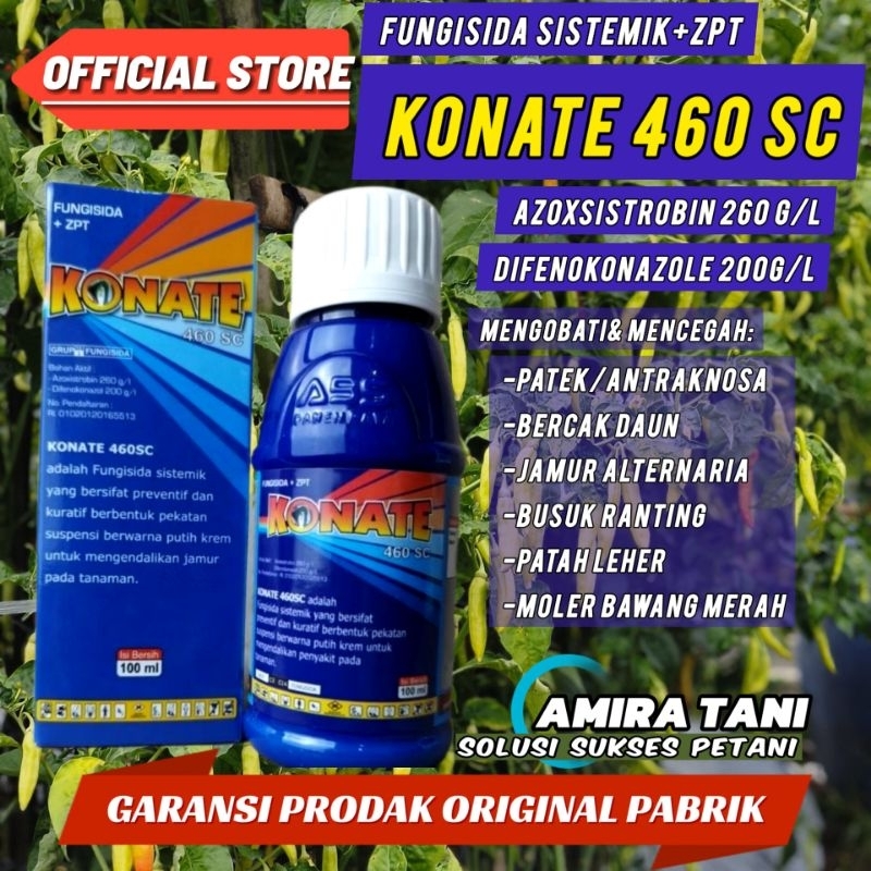 FUNGISIDA SISTEMIK KONATE 460 SC 100 ML basmi patek dan bercak daun
