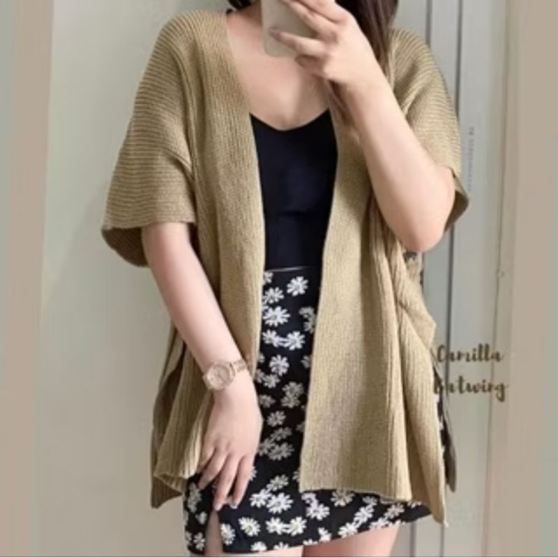 Cardigan Rajut Batwing Wanita Camilla – Outer Oversize Premium, Modis & Nyaman