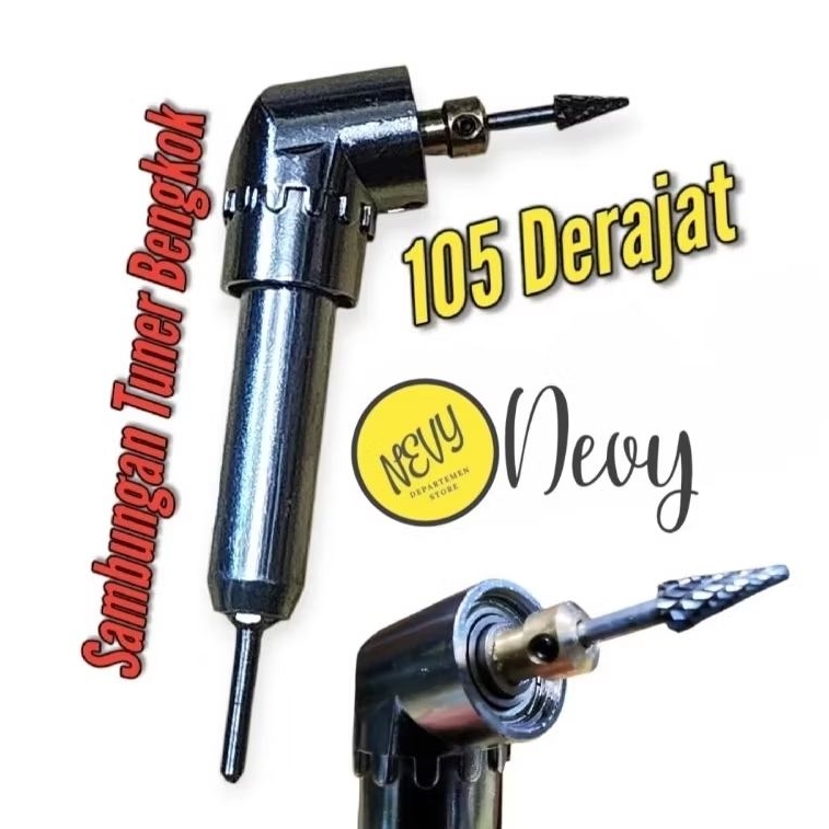 Sambungan tuner bengkok 105 Derajat