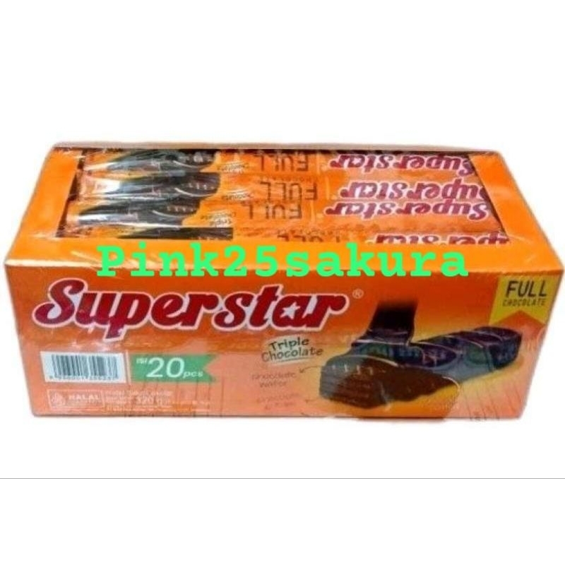 

Superstar triple chocolate box isi 20pcs x16gr