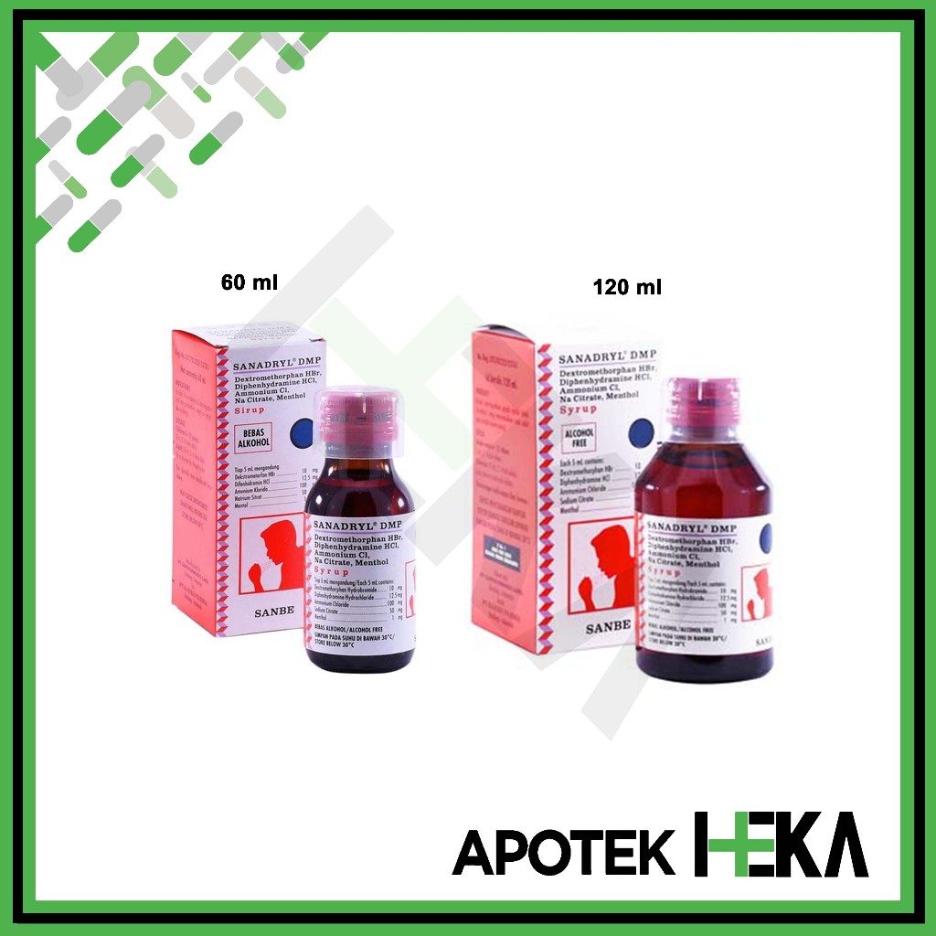 

Sanadryl DMP Syrup - Sirup Obat Batuk Tidak Berdahak [TANGERANG]