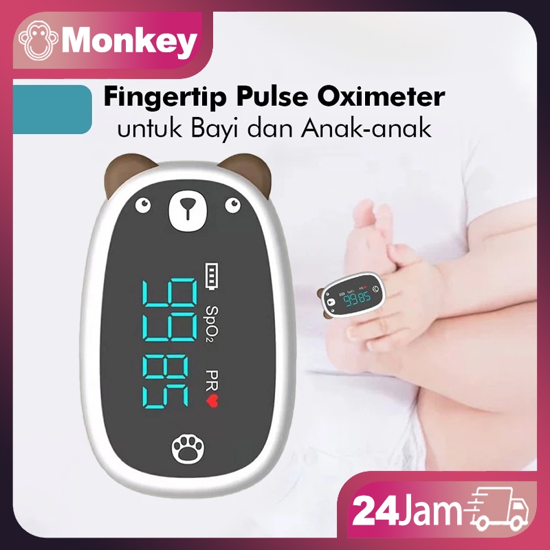 Oximeter Bayi Kids/Balita & Anak-anak Fingertip Pulse Oximeter