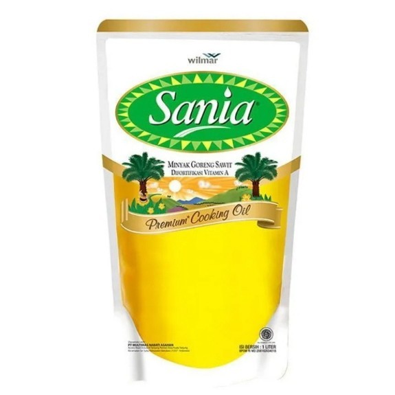 

Minyak Goreng Sania 1 Liter Refill Pouch