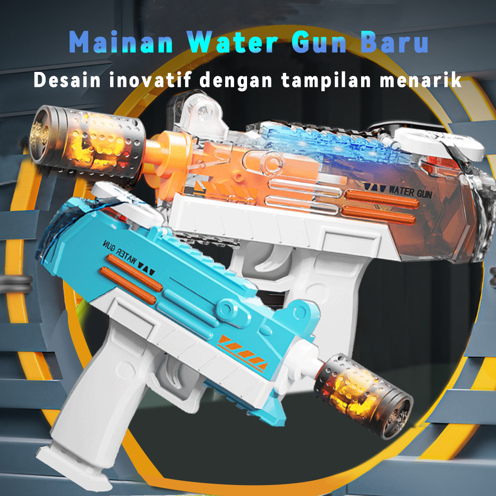 Mainan Pistol Air Elektrik Water Gun Pistol Air Kolam Permainan Luar Ruangan untuk Anak-anak Dan Dew